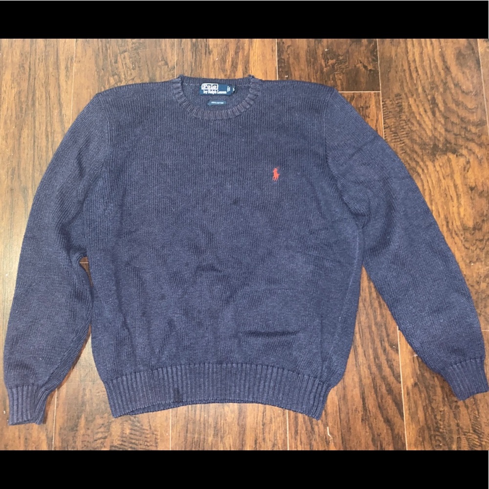 Polo Ralph Lauren Navy Classic Knit Sweater
